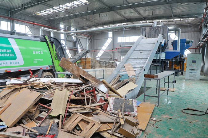 Projekt rozdrabniania odpadów drewnianych w Zhengzhou w Chinach