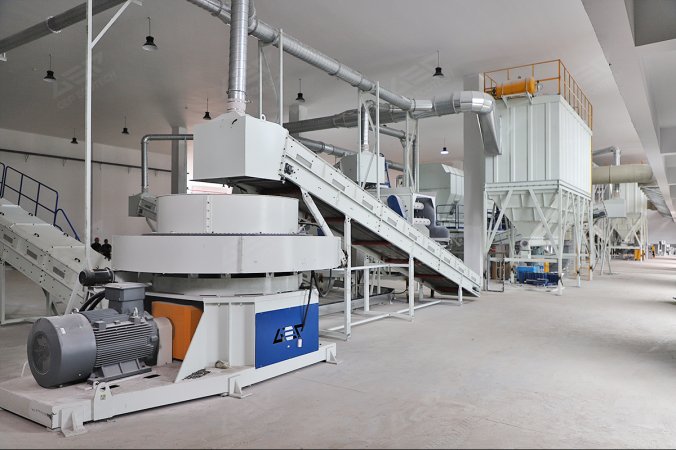 Linia do produkcji peletu RDF z odpadów komunalnych w prowincji Zhejiang w Chinach