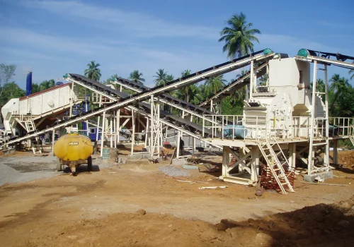 Recykling odpadów C&D 50TPH, rozmiar podawania ≤500mm, moc 265kW