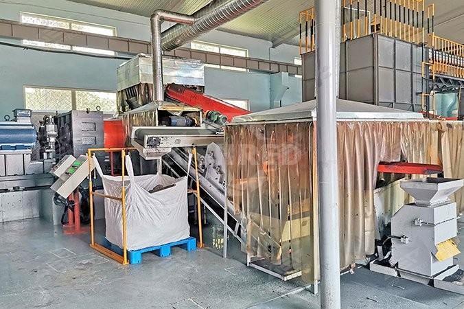 Linia do mielenia gumy