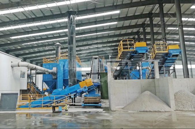 Projekt stacjonarnej utylizacji odpadów z budowy i rozbiórki w Jilin w Chinach