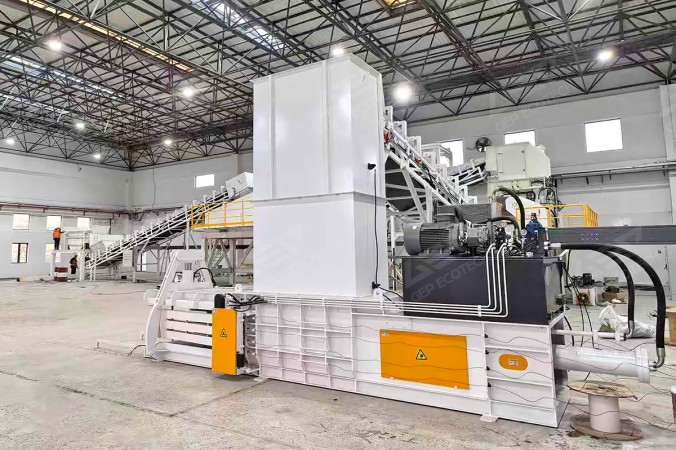 Kompaktor odpadów dla projektu przetwarzania odpadów budowlanych na paliwo alternatywne w Szanghaju